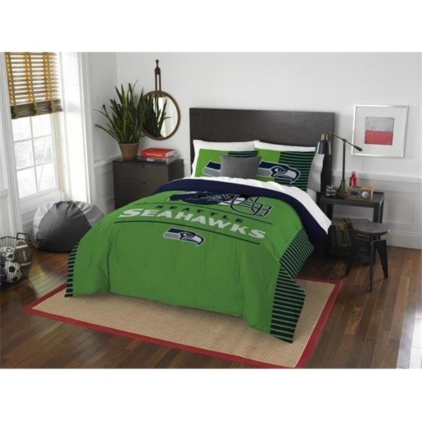 The North West Company The Northwest 1NFL849000022RET NFL 849 Seahawks Draft Comforter Set; Full & Queen 1NFL849000022EDC